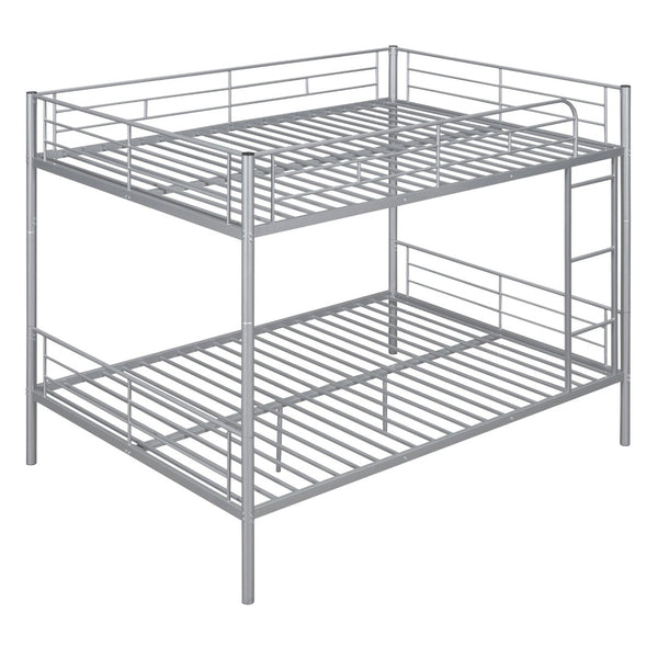 English Elm Full Over Metal Bunk Bed Convertible Iron Frame for Kids and Guest Rooms MF310408AAN