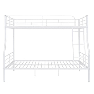 English Elm Full Xl Over Queen Iron Bunk Bed Convertible Metal Frame for Shared Kids Rooms LT000248AAK