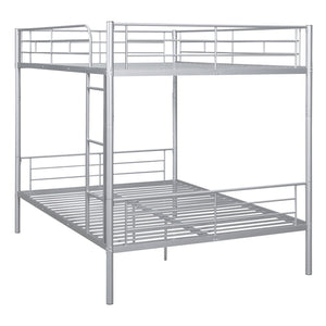 English Elm Full Over Metal Bunk Bed Convertible Iron Frame for Kids and Guest Rooms MF310408AAN