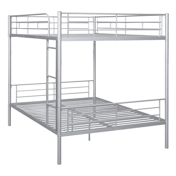 English Elm Full Over Metal Bunk Bed Convertible Iron Frame for Kids and Guest Rooms MF310408AAN