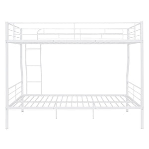 English Elm Full Xl Over Queen Iron Bunk Bed Convertible Metal Frame for Shared Kids Rooms LT000248AAK
