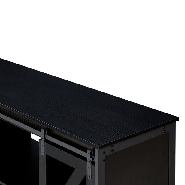 English Elm fish tank cabinet Black 58.9" x19.7" x32.6" Heavy-Duty Stand 1000lb Top Load Storage Shelves Durable W1162122486