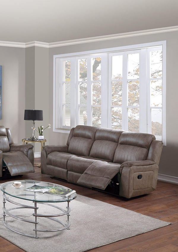 English Elm Contemporary Power Motion Sofa - Modern Comfort Couch With Usb Charging, Dark Coffee Leatherette Finish B011133394