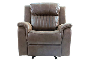 English Elm Contemporary Power Motion Glider Recliner Chair - Usb Charging, Dark Coffee Leatherette Comfort B011133396