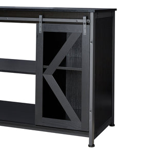 English Elm fish tank cabinet Black 58.9" x19.7" x32.6" Heavy-Duty Stand 1000lb Top Load Storage Shelves Durable W1162122486