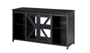 English Elm fish tank cabinet Black 58.9" x19.7" x32.6" Heavy-Duty Stand 1000lb Top Load Storage Shelves Durable W1162122486