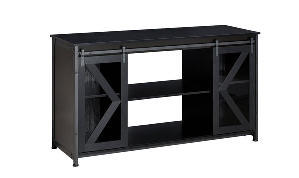 English Elm fish tank cabinet Black 58.9" x19.7" x32.6" Heavy-Duty Stand 1000lb Top Load Storage Shelves Durable W1162122486