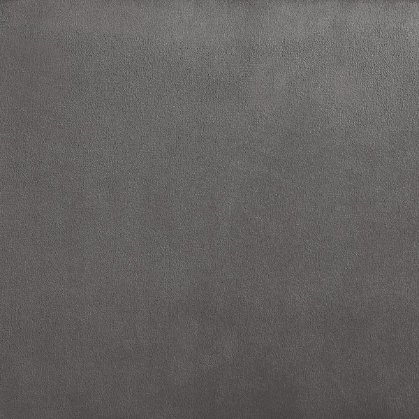 English Elm Shannon Plush Velvet Sectional Sofa with Chaise — L-Shaped Modern Design, Removable Cushions, Foam Support Gray B102S00011