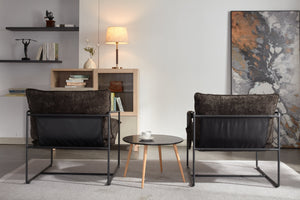 English Elm 2 Plush Upholstered Hanging Armchair with Crushed Foam, Velvet Fabric, Sturdy Steel Frame, 350lb Capacity DARK GREY W1901126482