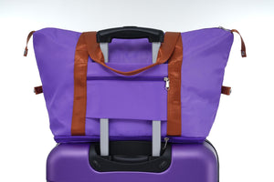 English Elm Hardshell 5 Piece Abs Spinner Luggage Set with Tsa Lock Expandable Travel Suitcases Purple PP310249AAI