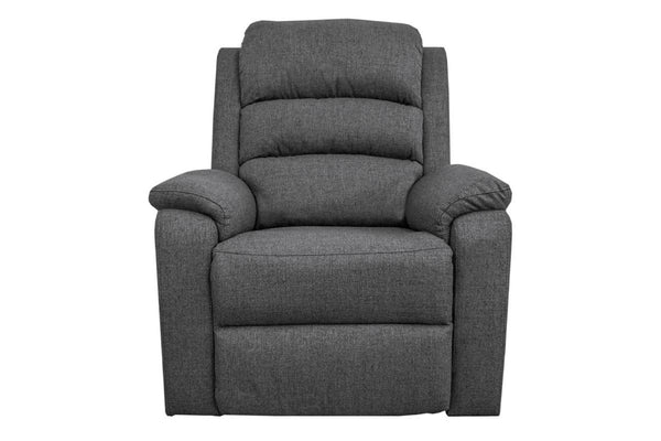 English Elm Modern Vertically Tufted Sofa and Recliner Set Burlap Fabric for Living Rooms B011S02376
