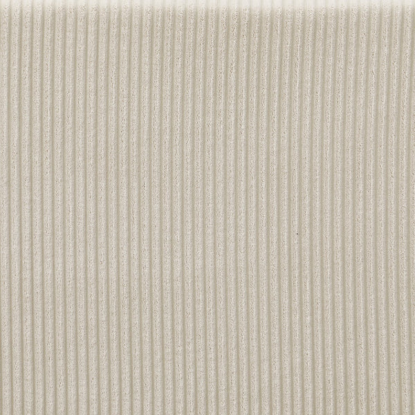 English Elm Naomi Modern 3-Piece Corduroy Sectional with Right Chaise, Loveseat Center & Six Accent Pillows Beige B102S00044