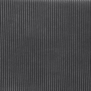 English Elm Naomi Modern 3-Piece Corduroy Sectional with Right Chaise, Loveseat Center & Six Accent Pillows Dark Gray B102S00042