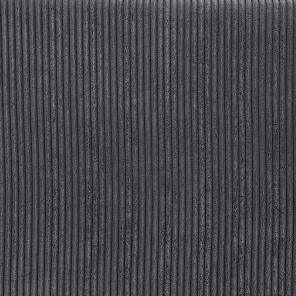 English Elm Naomi Modern 3-Piece Corduroy Sectional with Right Chaise, Loveseat Center & Six Accent Pillows Dark Gray B102S00042