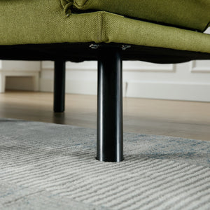 English Elm UNITED Plush Velvet Sleeper Sofa Bed with Metal Legs, 600lb Capacity, Breathable Foam Comfort and Style Green W1568P235148