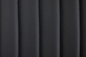 English Elm YIJIAN Mid Century Dining Chairs Set of 2 – Rounded Shell PU Leather Seats, Metal Legs, Adjustable Pads W1622123547