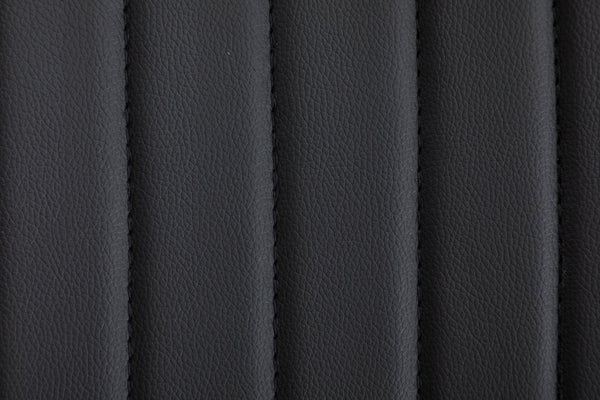 English Elm YIJIAN Mid Century Dining Chairs Set of 2 – Rounded Shell PU Leather Seats, Metal Legs, Adjustable Pads W1622123547