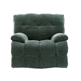 Green Ergonomic Swivel Recliner Chair for Living Room, Overstuffed, Rocking