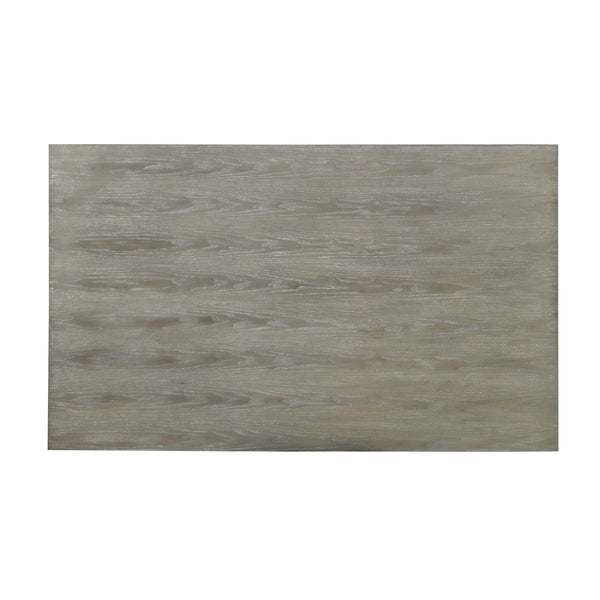 English Elm Modern Keene Dining Table 60" Gray Oak Veneer Top with Black Hairpin Legs — Sleek Mid-Century Modern Design, Durable Finish, Easy Assembly B011134426