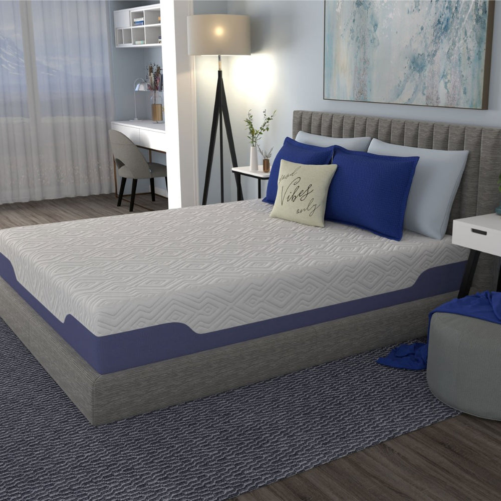 English Elm Vibe Supreme Cooling Hybrid Mattress with Gel Foam and Encapsulated Coil Support B112133880