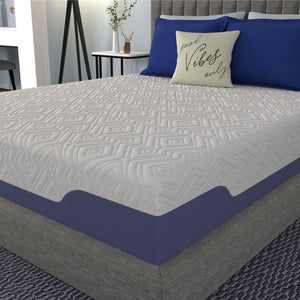 English Elm Vibe Supreme Cooling Hybrid Mattress with Biocool Foam and Encapsulated Coil Support B112133875