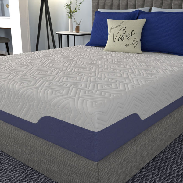 English Elm Vibe Supreme Cooling Hybrid Mattress with Biocool Foam and Encapsulated Coil Support B112133875