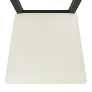 English Elm TOPMAX 6-Piece Solid Wood Dining Set with Half-Round Legs, Upholstered Bench & 4 Padded Chairs Gray SP000029AAE