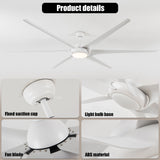 English Elm 100" Ceiling Fans With Lights and Remote