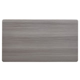 English Elm Modern Minimalist Gray Wood Grain Double Layered Rectangular Coffee Table,Tea Table.Mdf Material Is More Durable,Suitable For Living Room, Bedroom, and Study Room.19.6"*35.4"*16.5" Ct-16