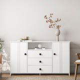 Hearth and Haven Sideboard Buffet Cabinet with Storage, Modern Kitchen Buffet Storage Cabinet with Drawer and Doors,  Large Coffee Bar with Adjustable Shelves For Kitchen W1321135101