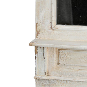 English Elm 20" Tall Narrow Fir Wood Wall Mirror with Hand-distressed Finish for French Country Decor W2078135188