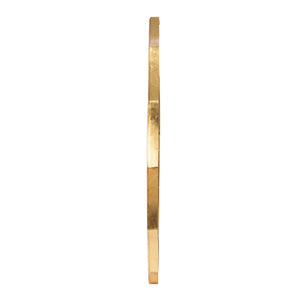 English Elm D40" Sunburst Round Wall Mirror Iron Mdf Frame Gold Finish Glam Entryway Accent W2078135184
