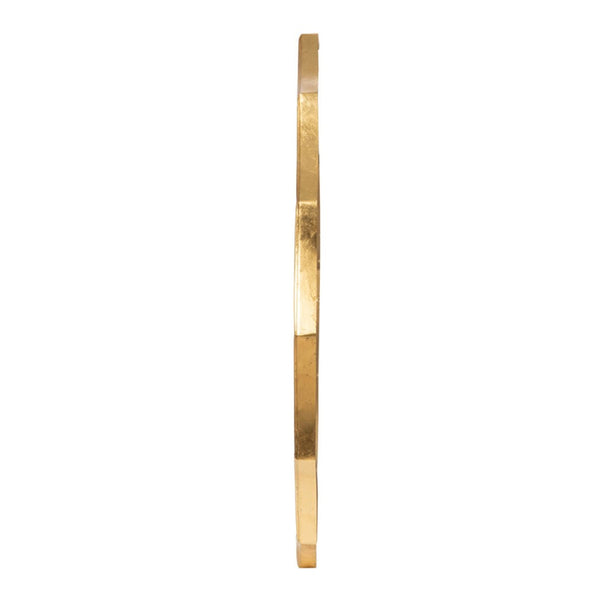 English Elm D40" Sunburst Round Wall Mirror Iron Mdf Frame Gold Finish Glam Entryway Accent W2078135184