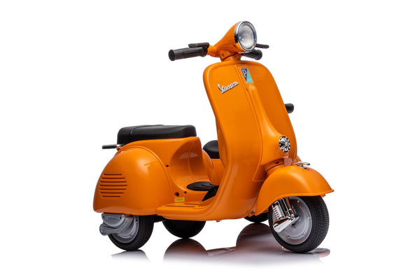 English Elm 6v Licensed Vespa Kids Ride on Scooter with Sidecar Key Start and Headlights B117135090