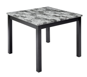 English Elm Nordic Square Wood Dining Set Clean Lined Scandinavian Style for Compact Rooms W1708S00014