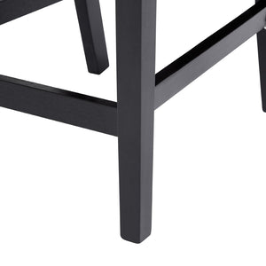 English Elm Nordic Square Wood Dining Set Clean Lined Scandinavian Style for Compact Rooms W1708S00014