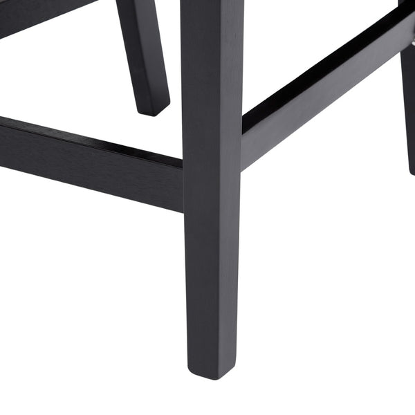 English Elm Nordic Square Wood Dining Set Clean Lined Scandinavian Style for Compact Rooms W1708S00014
