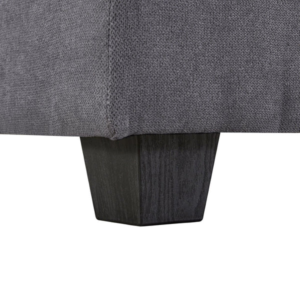 English Elm U_style Six Seat Modular U-shaped Sectional with Hidden Storage and Sleeper Function Dark Grey WY000363AAD