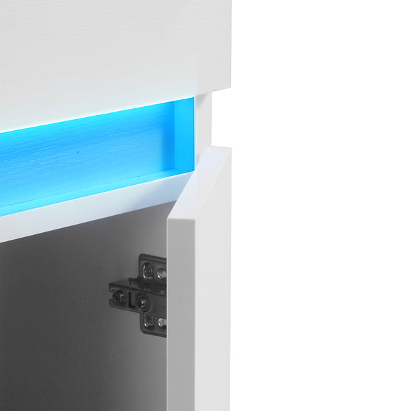 English Elm 16" Bathroom Vanity With Sink - Space-Saving Wall-Mounted Design, Radar Sensing Light & Storage! W1882S00041