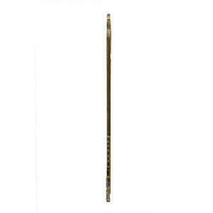 English Elm 24" Antique Gold Arched Full Length Mirror Baroque Relief Iron Frame Entryway Accent W2078135281