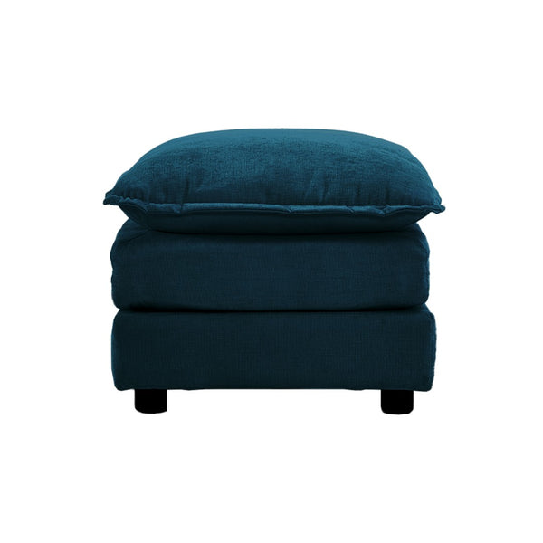 English Elm Chenille Upholstered Modular Ottoman Footrest for Sectional Sofa Living Room Seating W714113429