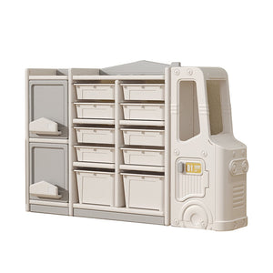 English Elm Children's Toy Storage Cabinet Safe Multi-compartment Organizer for Bedroom or Playroom W509125832