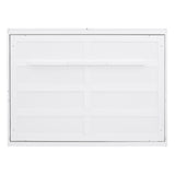 Hearth and Haven Full Size Wall Murphy Bed with Mattress Support, White LP000664AAK