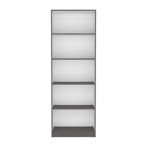 English Elm Home 4 Shelves Bookcase with Tiered Storage & Lower Shelf for Books Decor Organizing, Sleek Manufactured Wood Design Multi 44.9 L x 28.4 W x 3.2 H B070137835