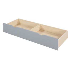 English Elm Twin House Bed with Sofa and Built-In Storage Drawers, Kids Platform Bed with Reading Nook Cozy Design Gray 43.5 L x 26.3 W x 9.25 H N733S337609E
