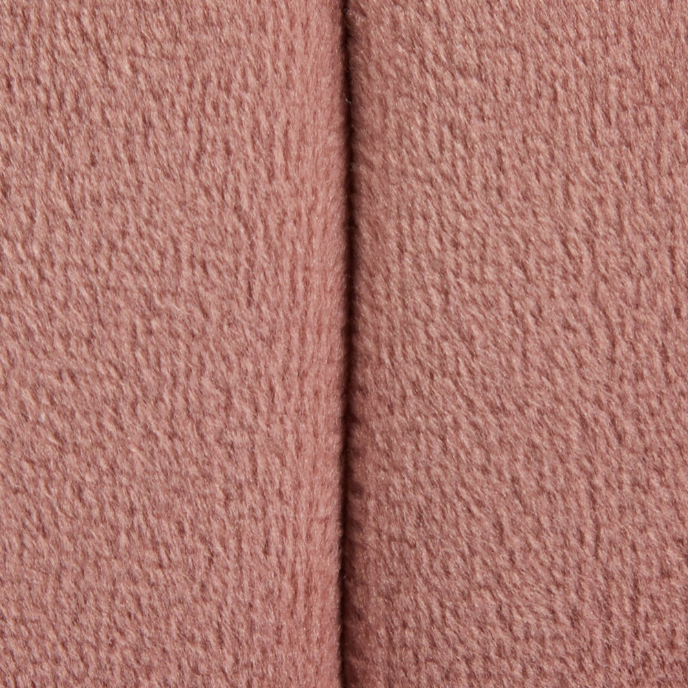 English Elm Braided Round Ottoman In Blush Pink Velvet - Chic Accent Furniture For Modern Living Spaces B116135818