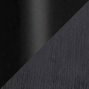 English Elm Riley Farmhouse Adjustable High-Back Office Chair - Black Metal & Wood, Rustic Style, Comfort & Support B116135753-GIGA