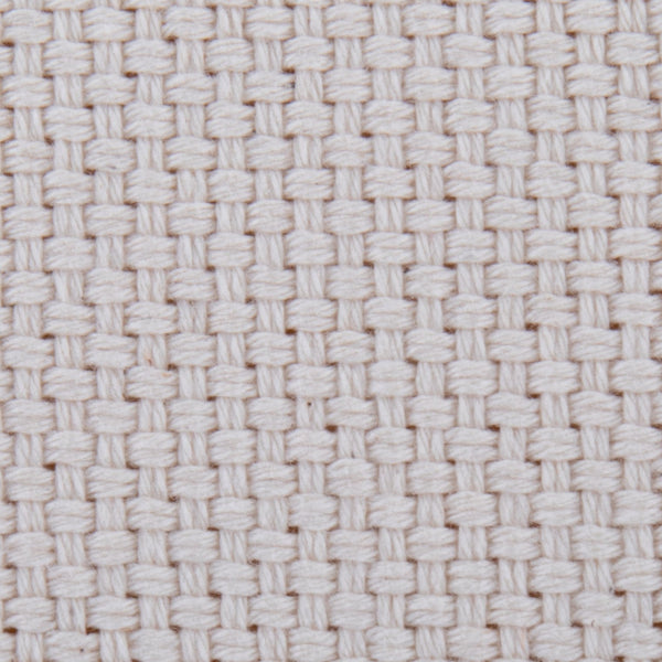 English Elm Large Beige Knitted Pouf Ottoman by LumiSource — Large Round Fabric Footrest, Foam Cushion Comfort B116135814