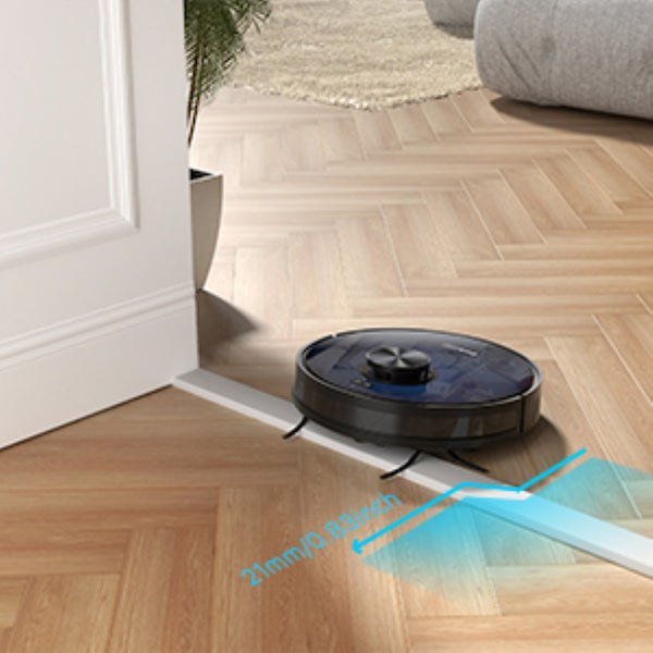 English Elm Geek Smart Robot Vacuum Mop with Lidar Navigation and 2700pa Suction for Pet Homes W100256728