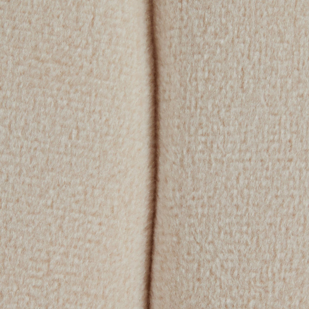 English Elm Braided Round 16" Ottoman In Cream Velvet – Chic Multi-Purpose Accent For Modern Living Spaces B116135815